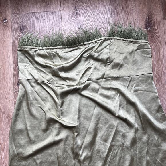 Cider Strapless Dress 3XL Green Strapless TubeFairy Mermaid Goth Whimsigoth NEW - Picture 2 of 12